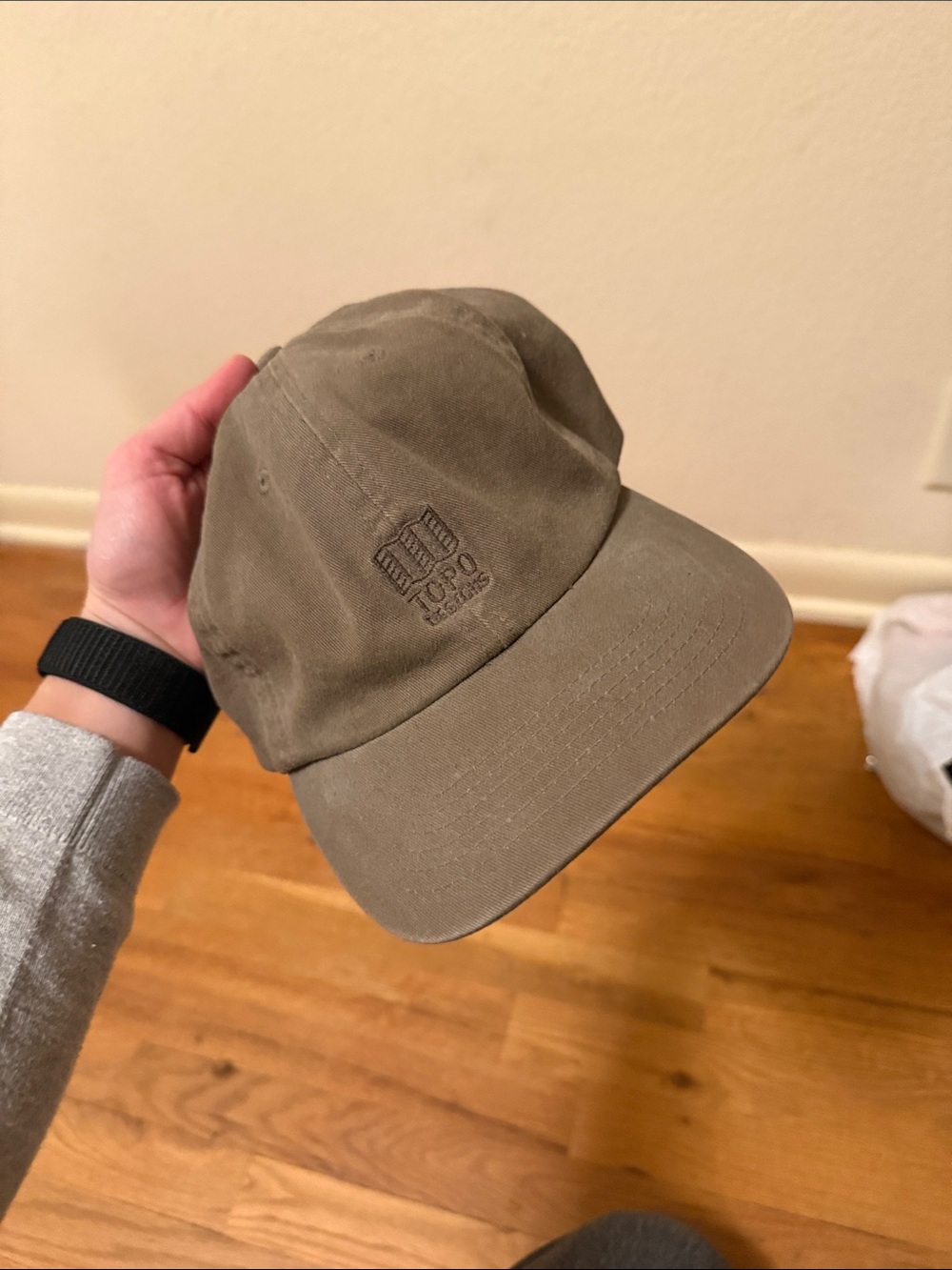 Topo Designs Olive Green Canvas Cap
